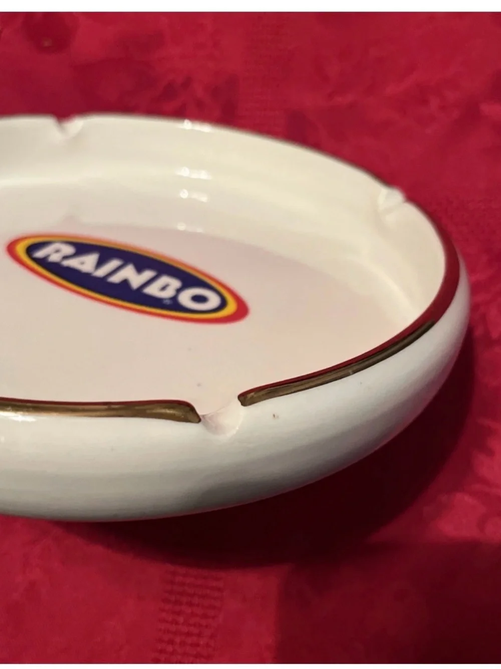 🔥 Rainbo Bread Ashtray VTG HTF RARE Bread Advertising 70s 80s Memories Smoking